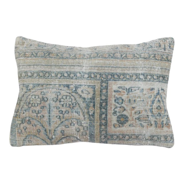Distressed Blue Pillow Cover For Sale