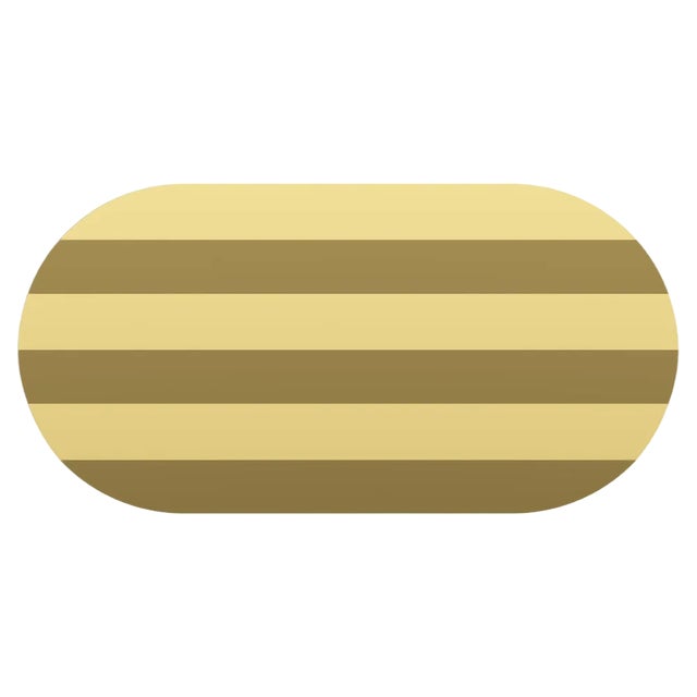 Stripe Oblong 120 Mirror by Sebastian Scherer For Sale