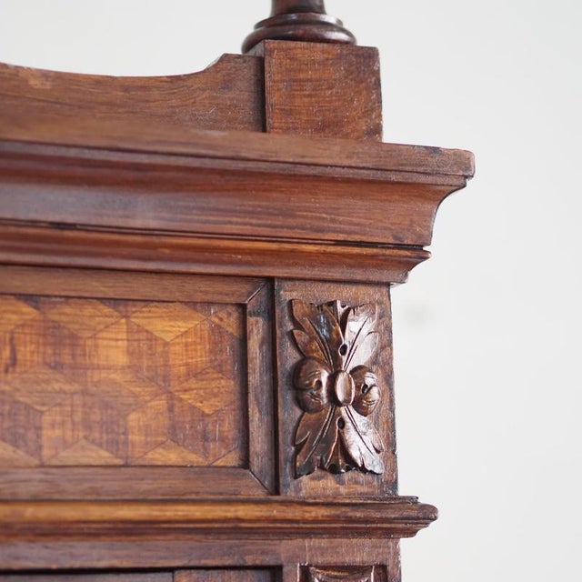 Louis XVI Style Mahogany Mirror Cabinet, 1890 For Sale - Image 6 of 9