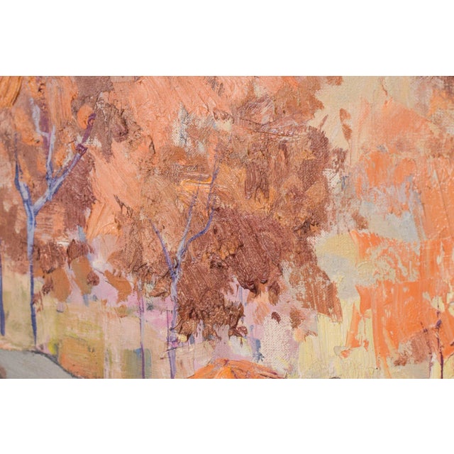 M. Casas, Autumn Market Scene, 1992, Oil on Canvas, Framed For Sale - Image 9 of 15