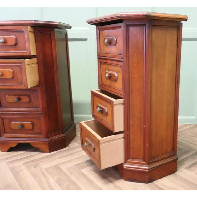 Arts and Crafts Style Nightstands, 1960, Set of 2 For Sale - Image 4 of 8
