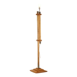Height-Adjustable Floor Lamp with Chrome Fittings by David Linley For Sale