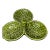 Triangle Green Cabbage Majolica Nut or Olive Dish From Portugal For Sale