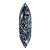 22" Outdoor Pillow - Polyester Insert in Suki Chinois Navy