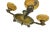 Art Deco Brass and Alabaster Pendant Chandelier, 1930s For Sale - Image 4 of 12