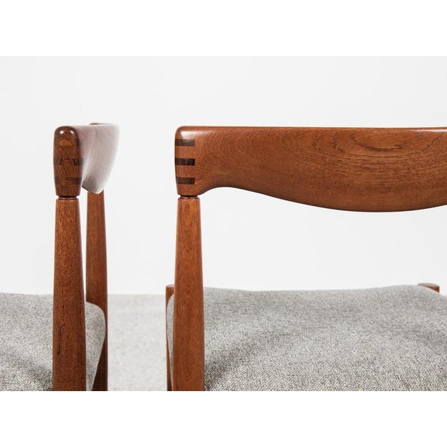 Wood Mid-Century Danish Dining Chairs in Teak attributed to H.W. Klein for Bramin, 1960s, Set of 6 For Sale - Image 7 of 11