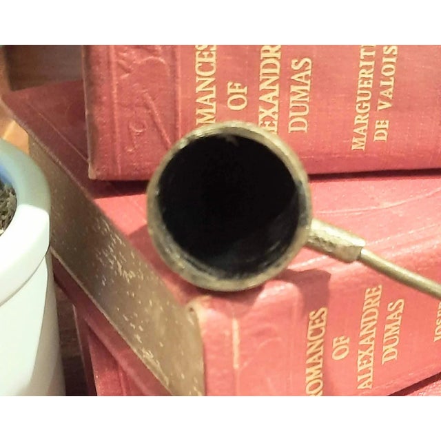 Vintage Brass Bee on Hive Candle Snuffer For Sale - Image 4 of 10