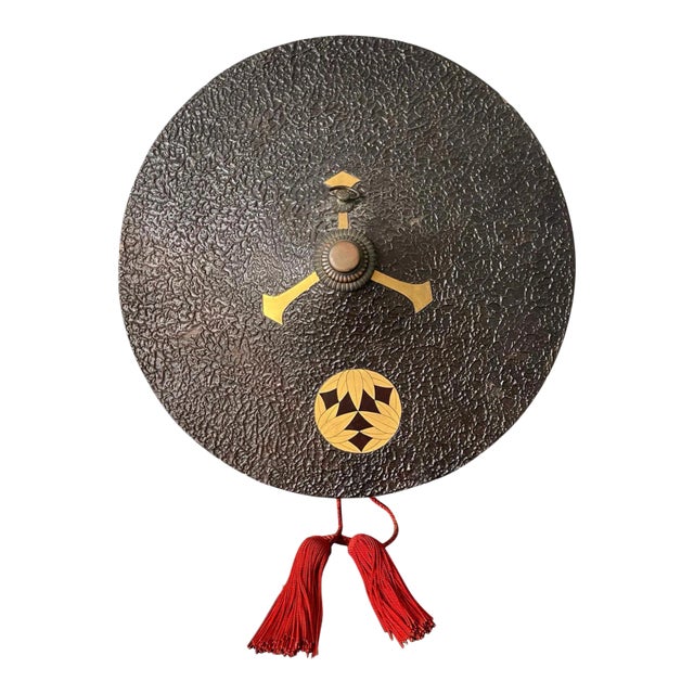 Japanese Lacquered Samurai Jingasa Hat Edo Period For Sale