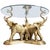 Vintage Brass Elephant Coffee Table, 1970s For Sale - Image 10 of 10