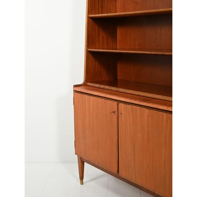 Vintage Bookcase with Pull-Out Desk from Bodafors, 1950s For Sale - Image 6 of 13
