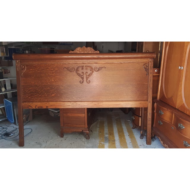 Lexington Victorian Sampler King Roll Top Headboard Chairish