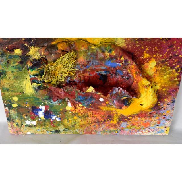 Galaxy Assemblage - Abstract Expressionist Composition in Acrylic on Canvas by Charles David Francis For Sale In Monterey, CA - Image 6 of 10