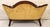 Vintage Victorian Style Gold Velvet and Walnut Settee For Sale - Image 10 of 17