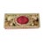 Folk Art Shell Encrusted Rectangular Keepsake Box With Red Silk Lid For Sale - Image 3 of 5