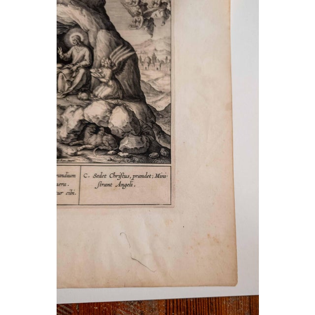 16th Century Old Master Engraving After Bernardino Passeri for Nadal's Evangelicae Historiae Imagines, Plate 14 For Sale In New York - Image 6 of 16