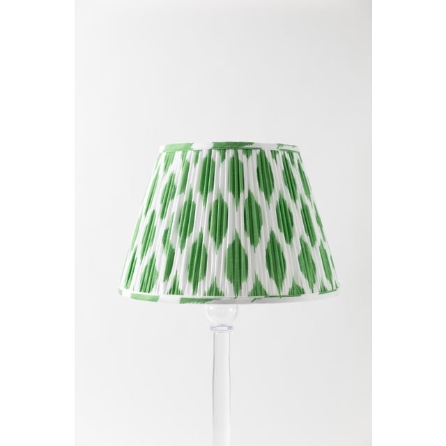 Signature Ikat in Green 10" Lamp Shade, Kelly Green Chairish