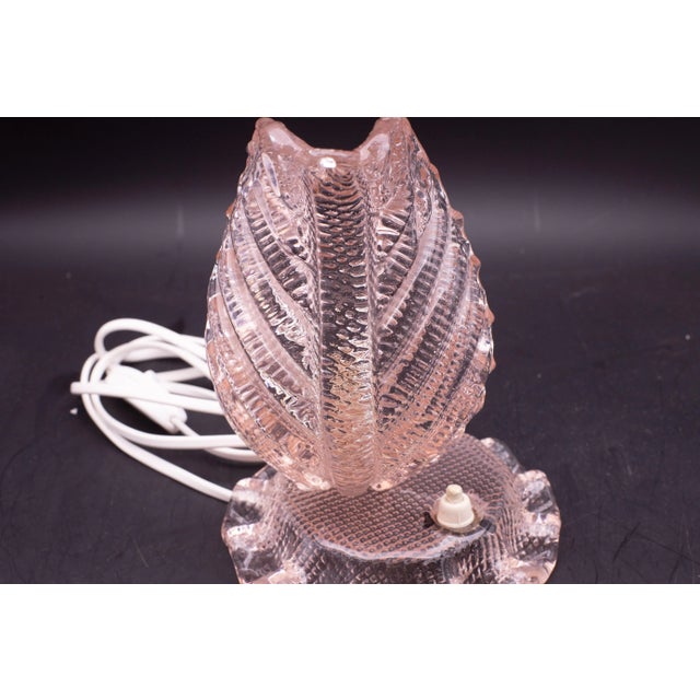 Art Deco Pink Murano Glass Table Lamps Barovier & Toso, 1940 For Sale - Image 11 of 11