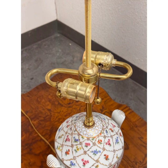 Frederick Cooper Vintage Porcelain Table Lamps, Pair For Sale In San Francisco - Image 6 of 12