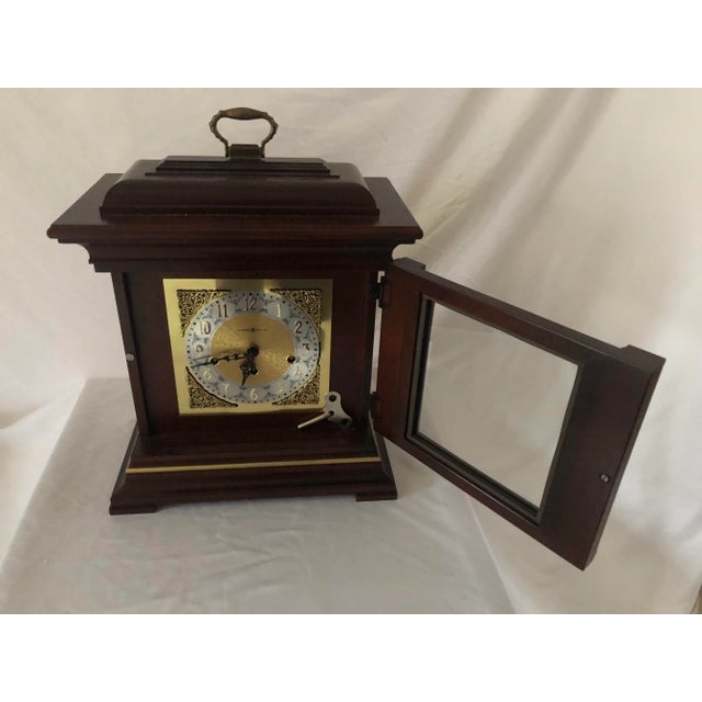 Contemporary Howard Miller Thomas Tompion Mantle Clock For Sale - Image 10 of 11