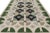 Modern Rug & Kilim’s Scandinavian Style Kilim Rug in Green White & Black Patterns For Sale - Image 3 of 7
