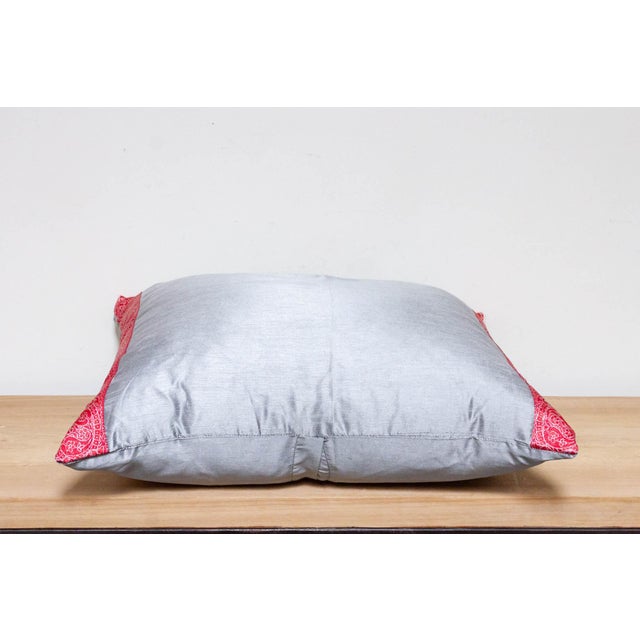 1990s Star Dust Festive Silk Euro Pillow Cover For Sale - Image 5 of 7