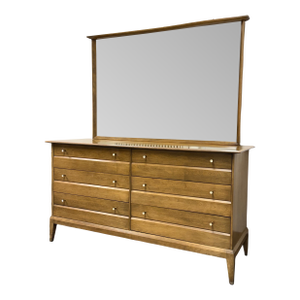 Heywood Wakefield Cadence Dresser + Mirror, Vintage