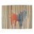 Zabihi Collection Persian Souf Kilim Modern - 3'11" x 4'5" For Sale