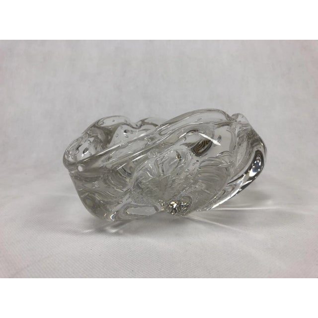 Mid-Century Modern Bohemian Glass Bowl attributed to Josef Hospodka for Chribska Sklarna, 1960s For Sale - Image 3 of 10