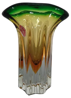 Vintage Italian Murano Glass Vase, 1960s
