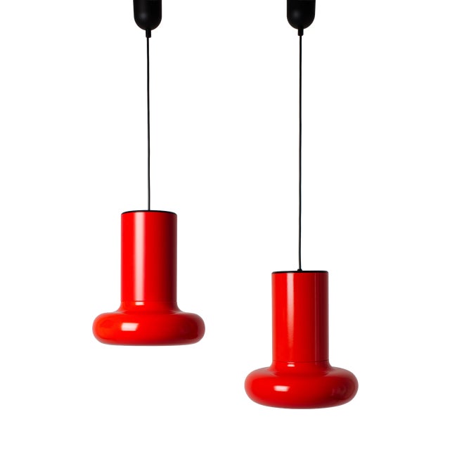 Space Age Pendant Lamps from Lita, France, 1970s, Set of 2 For Sale