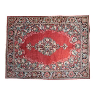 Vintage Arak Carpet 9'2" X 12' For Sale