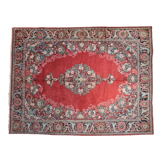 Vintage Arak Carpet 9'2" X 12' For Sale