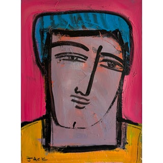 "Study No. 213" Painting on Paper by Rebecca Jack For Sale