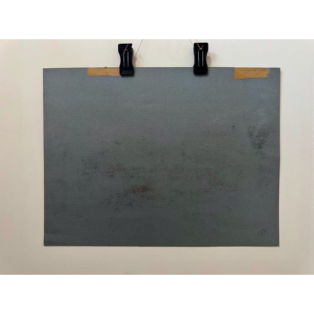 Paper Title: Henry Emil Salloch Original Pastel on Paper Les Islets, 1957. For Sale - Image 7 of 8