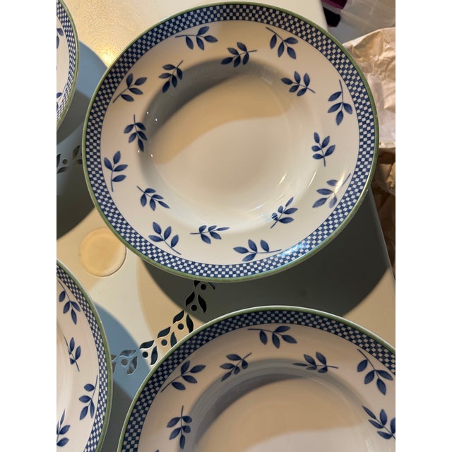 Ceramic Four Villeroy and Boch Pasta Bowls Switch 3 Pattern For Sale - Image 7 of 10