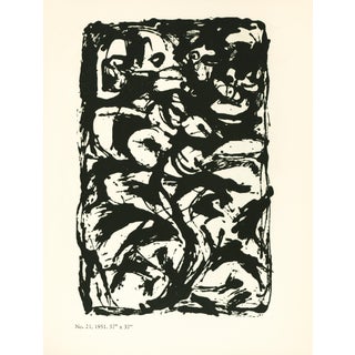 1951 Jackson Pollock Serigraph "No. 21, 1951" For Sale