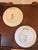 Pair of Vintage Royal Copenhagen Annual Christmas Plates, 1969 & 1972 Danish Blue & White Porcelain Wall Plates For Sale - Image 9 of 11