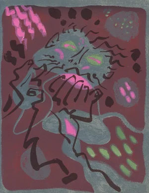 Untitled 1962 Lithograph 12 by André Masson