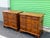 High Quality Shell Carved Mahogany Block Front Chest with Dovetailed Drawers, by Theodore Alexander. Beautiful chests or...