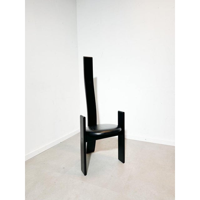 Golem Chairs by Vico Magistretti for Poggi, 1960s, Set of 6 For Sale - Image 3 of 5