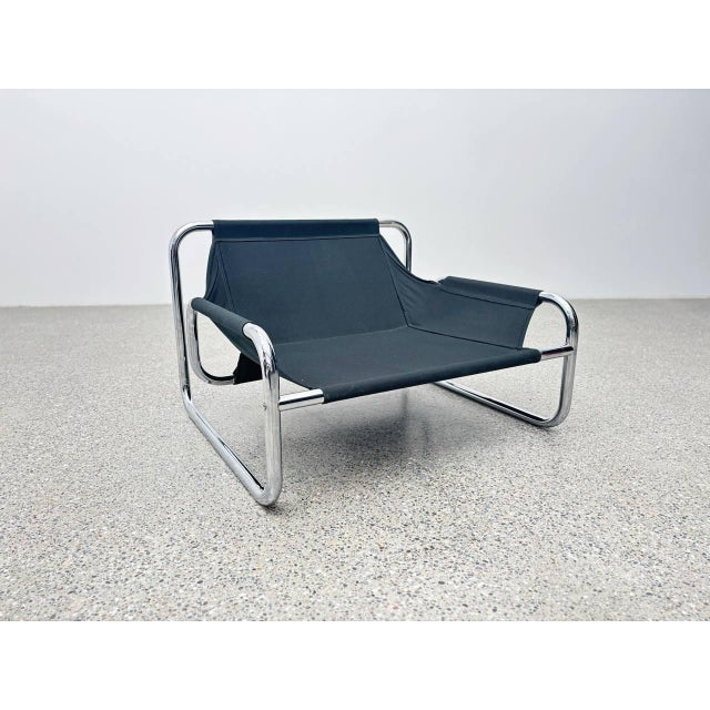 Bauhaus Leather Chair by Johan Bertil Häggström for Ikea, 1970s For Sale - Image 5 of 8