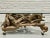 Mid Century Modern Driftwood + Glass Coffee Table | Organic Modern Cocktail Table Castors For Sale - Image 10 of 14