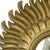 Vintage Sunburst Mirror in Gold Resin, 1960s For Sale - Image 10 of 14