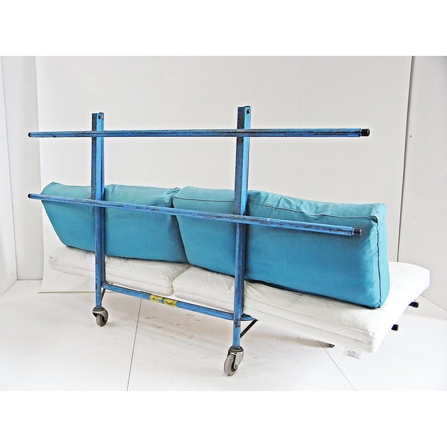 Industrial Lazy Work Sofa with Seat Cushion and Neck Support, 1990s For Sale - Image 3 of 18