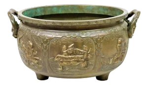 19th Century Japanese Bronze Jardinière