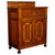 A fine antique Dutch walnut two door cabinet with inlaid specimen wood parquetry and marquetry floral inlay, circa 1860....