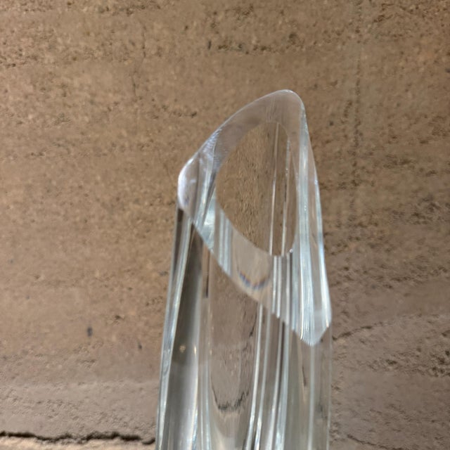 Mid-Century Modern Mid-Century Modern Baccarat "Rose" Faceted Crystal Bud Vase For Sale - Image 3 of 16