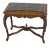 Antique French Louis XV Style Side Table With Black Marble Top For Sale