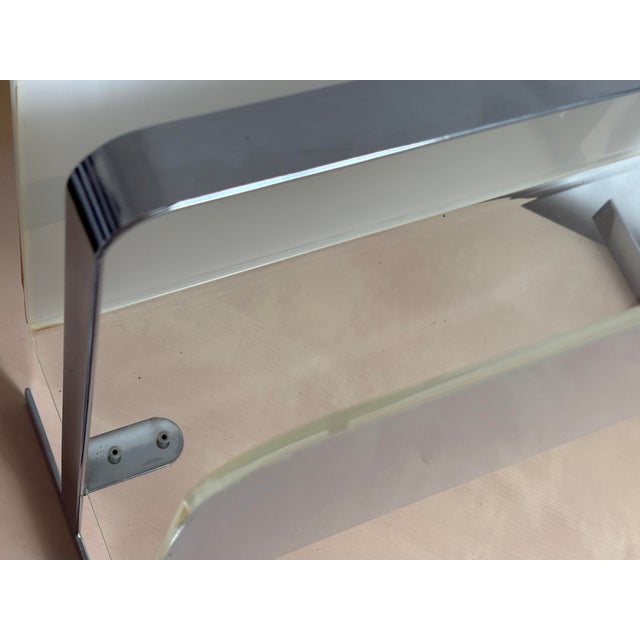 1970s Lucite and Chrome Magazine Holder Attributed to Milo Baughman For Sale - Image 12 of 12