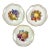 Early 20th Century Schumann-Reticulated,open Lattice, Hand Painted Porcelain, Fruit Plates -Set of 3 For Sale
